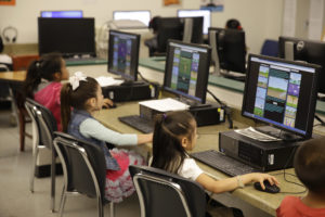 kindergartners computers keyboarding