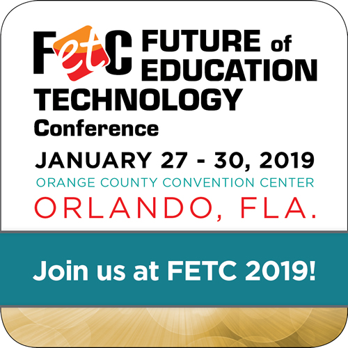 The 2019 FETC edtech show is in Orlando, Florida.