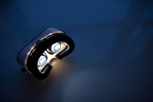 This VR headset at night shows how you can use AR and VR in the classroom to engage students.