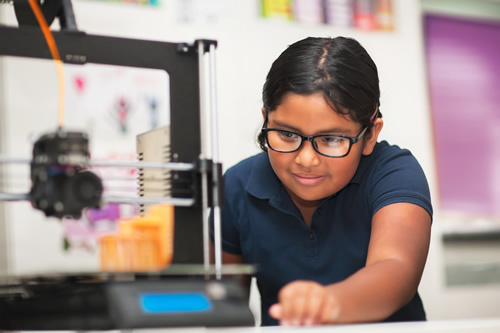 STEM, STEAM, and makerspaces are important--as evidenced by this female student and her 3D printing project.