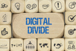 The digital divide persists--access to devices and internet for students with lower family incomes lags that of students with higher incomes.