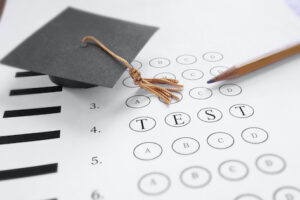 Looking at GPA and standardized test scores together in college admissions offers a more comprehensive view of a student's academic potential.