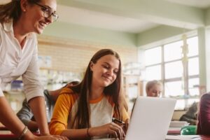In today’s digital world, a teacher leader must have the skills and knowledge to effectively use technology to enhance student learning.
