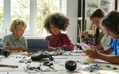 Through PBL, students actively engage in real-world problems that require them to use STEM concepts to solve complex problems.
