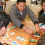 pathfinder543 Recent high school graduate Edwin Brito plays the pilot version of USC's Pathfinder game.